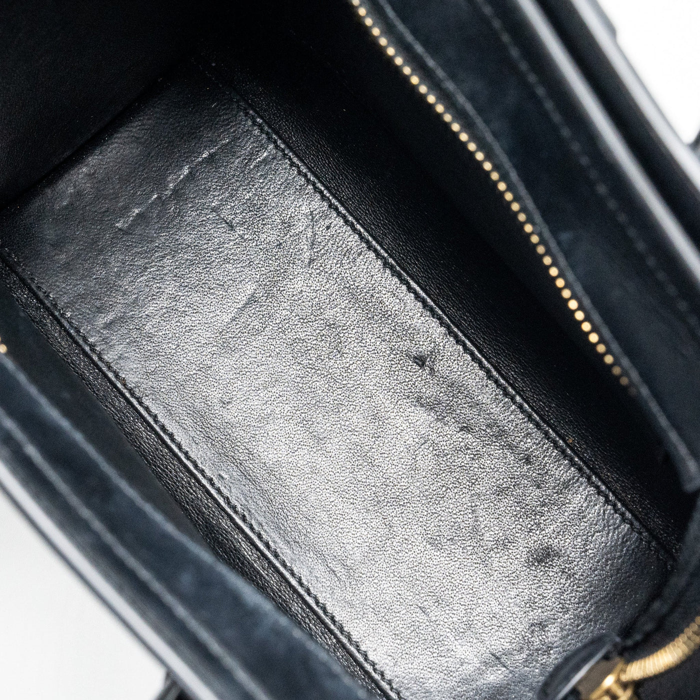 CELINE NANO LUGGAGE BAG MULTI COLOUR BLUE/DARK BLUE/BLACK GHW