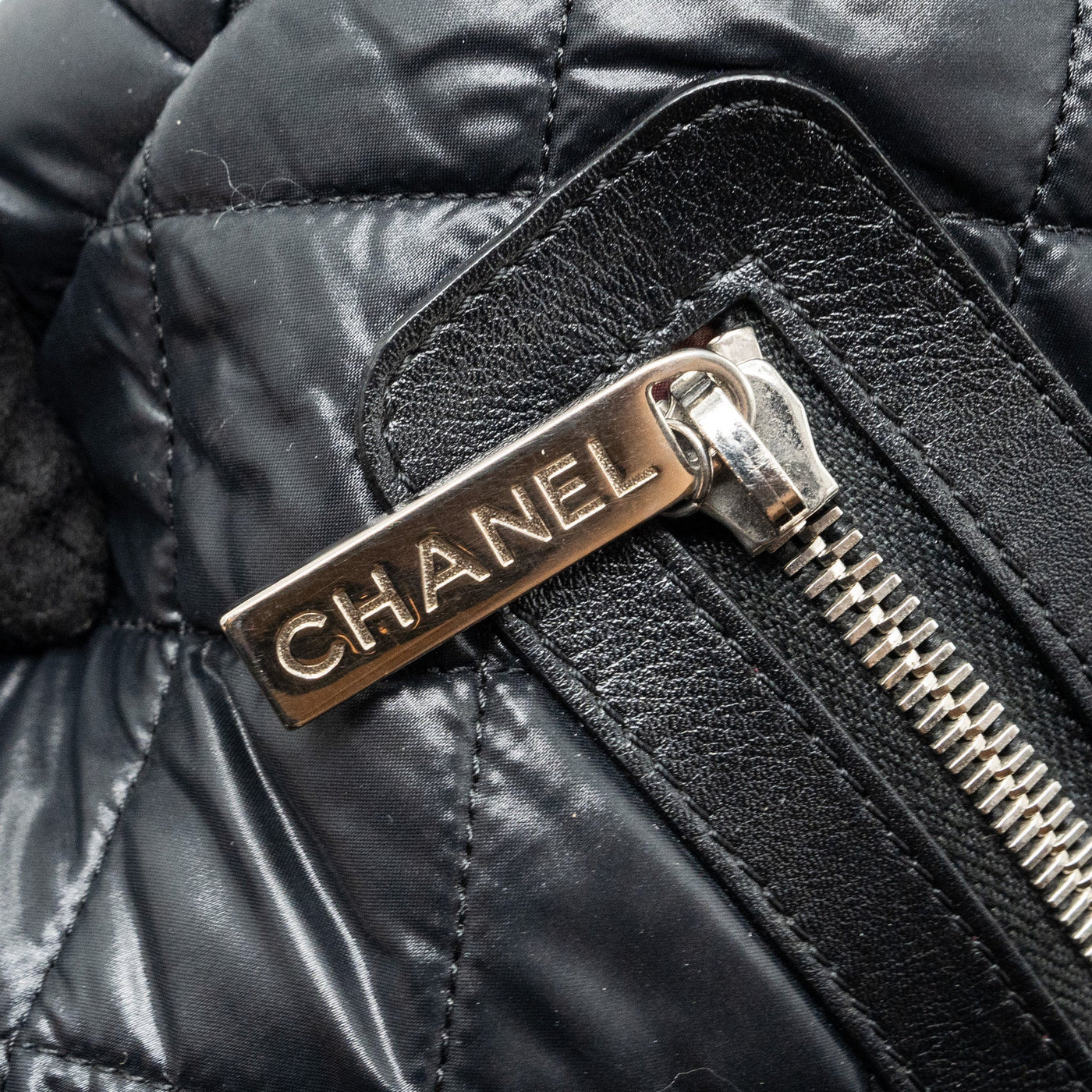 CHANEL COCO COCOON BACKPACK QUILTED NYLON/LEATHER BLACK GHW