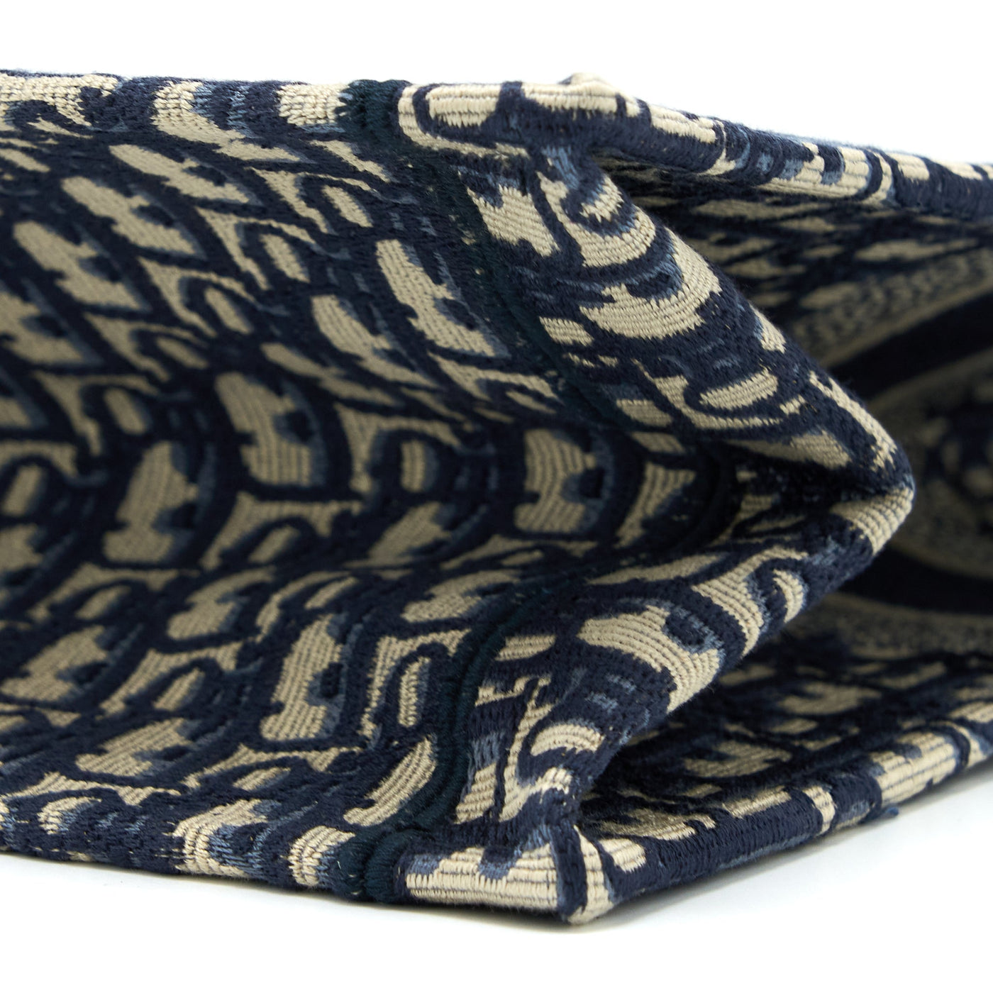 DIOR LARGE BOOK TOTE BLUE OBLIQUE JACQUARD