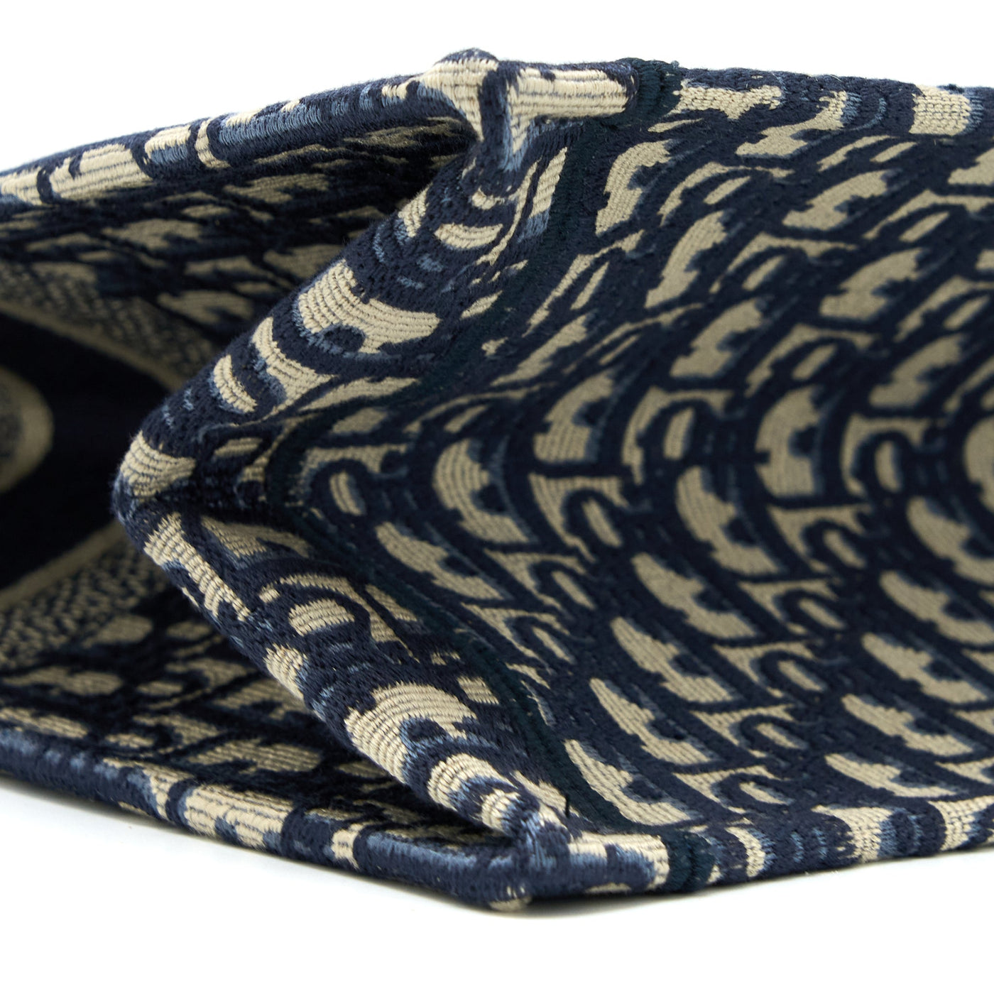 DIOR LARGE BOOK TOTE BLUE OBLIQUE JACQUARD