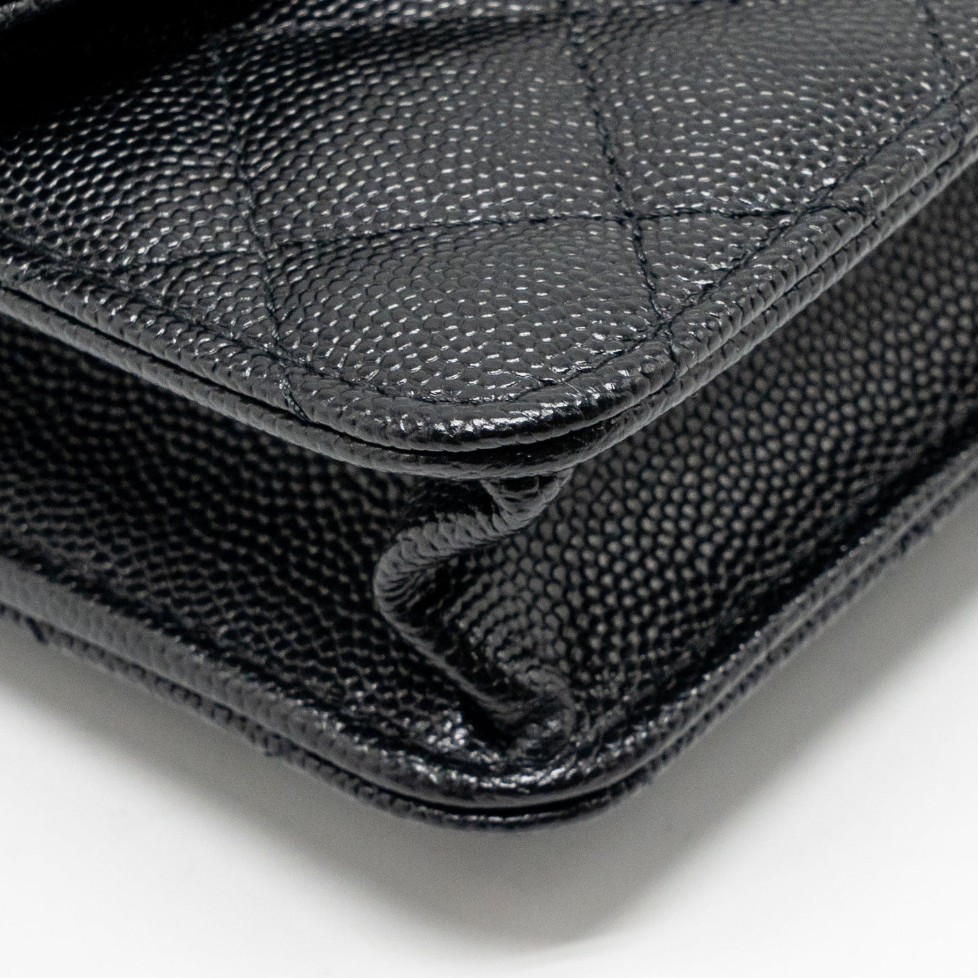 CHANEL 25C QUILTED CC TOP HANDLE MINI BACKPACK CAVIAR BLACK LGHW (MICROCHIP)