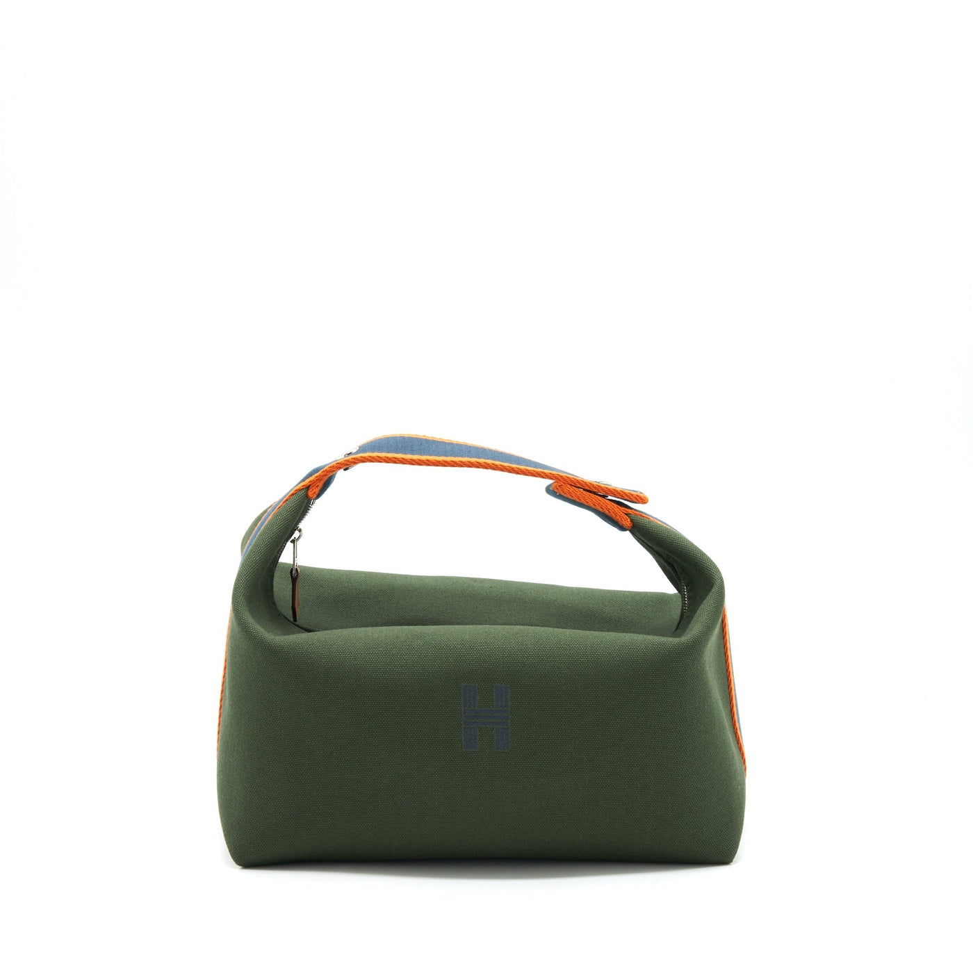 HERMES BRIDE-A-BRAC CASE LARGE MODEL TRAVEL POUCH DARK GREEN