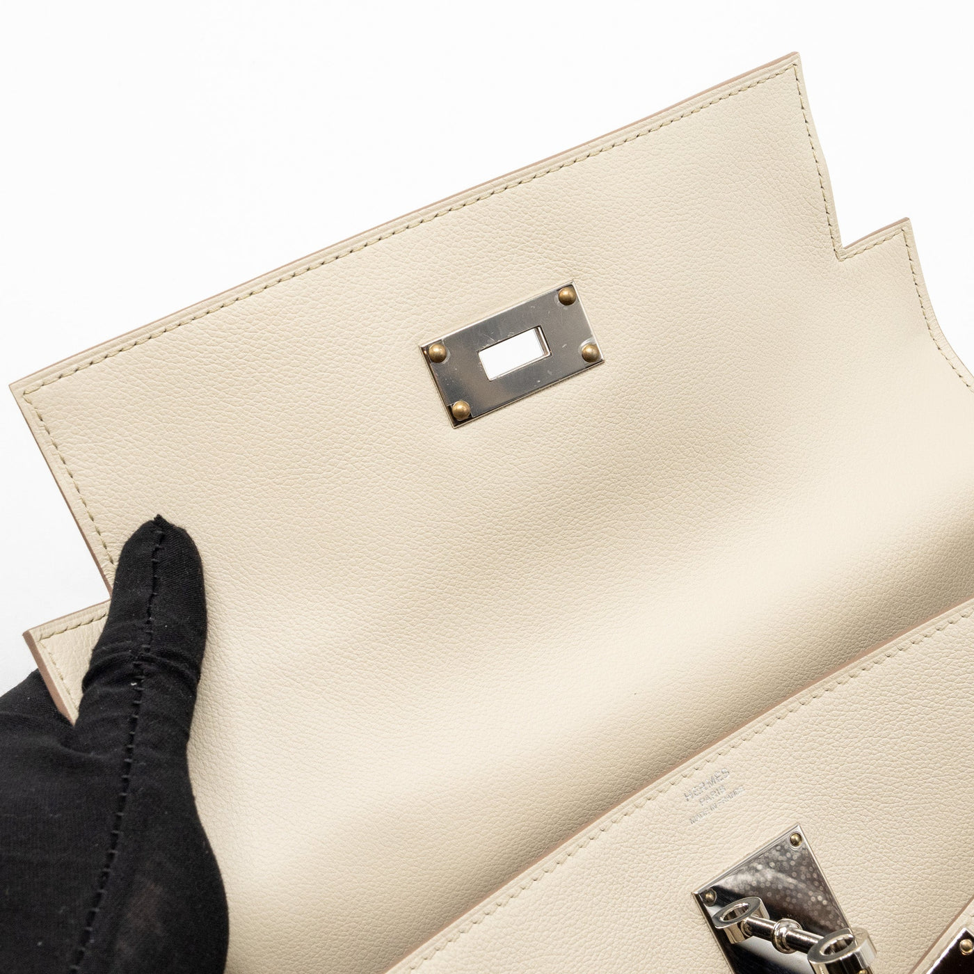 HERMES KELLY MESSENGER PM BAG EVERCOLOR BETON SHW