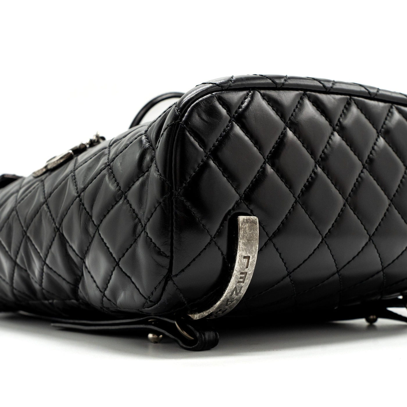 CHANEL LARGE QUILTED MOUNTAIN  BACKPACK CALFSKIN BLACK SHW