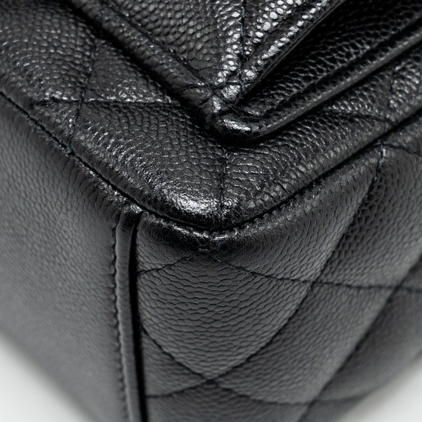 CHANEL 24P MINI BACKPACK/CROSSBODY BAG CAVIAR BLACK SHW (MICROCHIP)