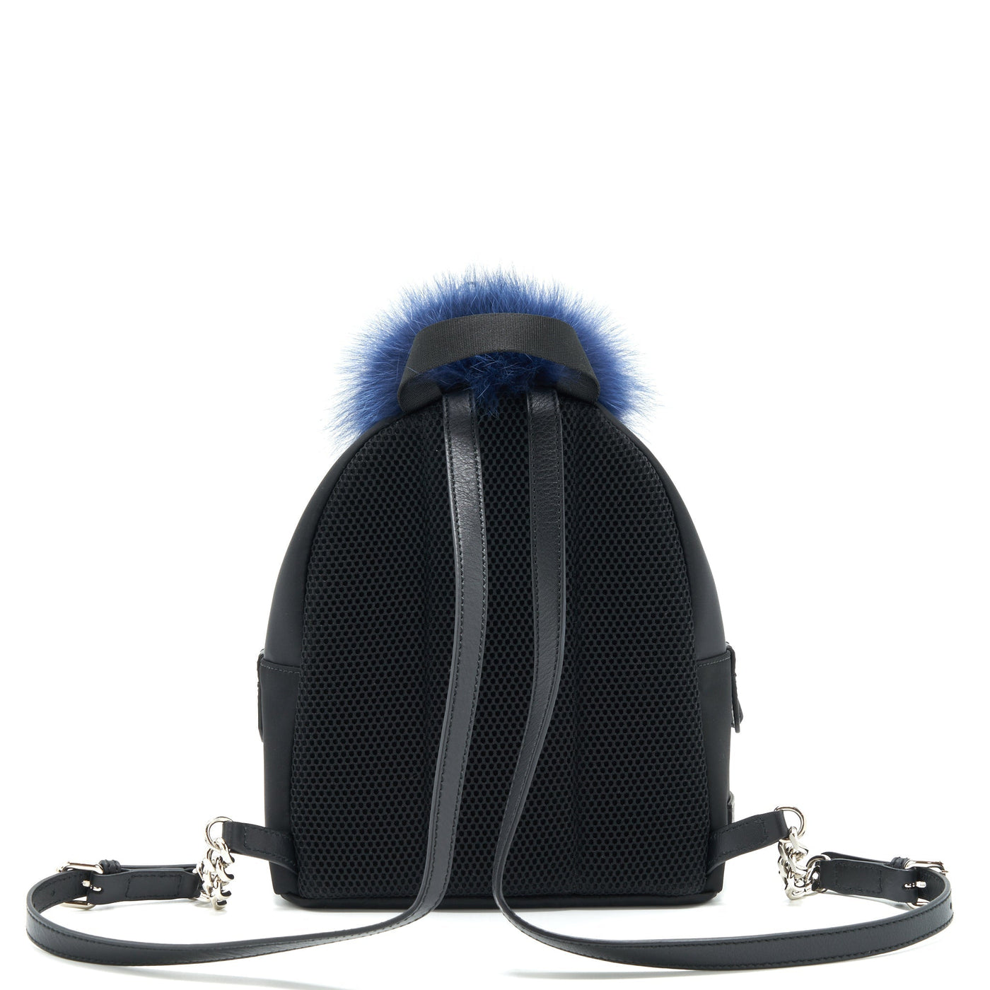 FENDI MONSTER BACKPACK BLACK/MULTICOLOUR SHW