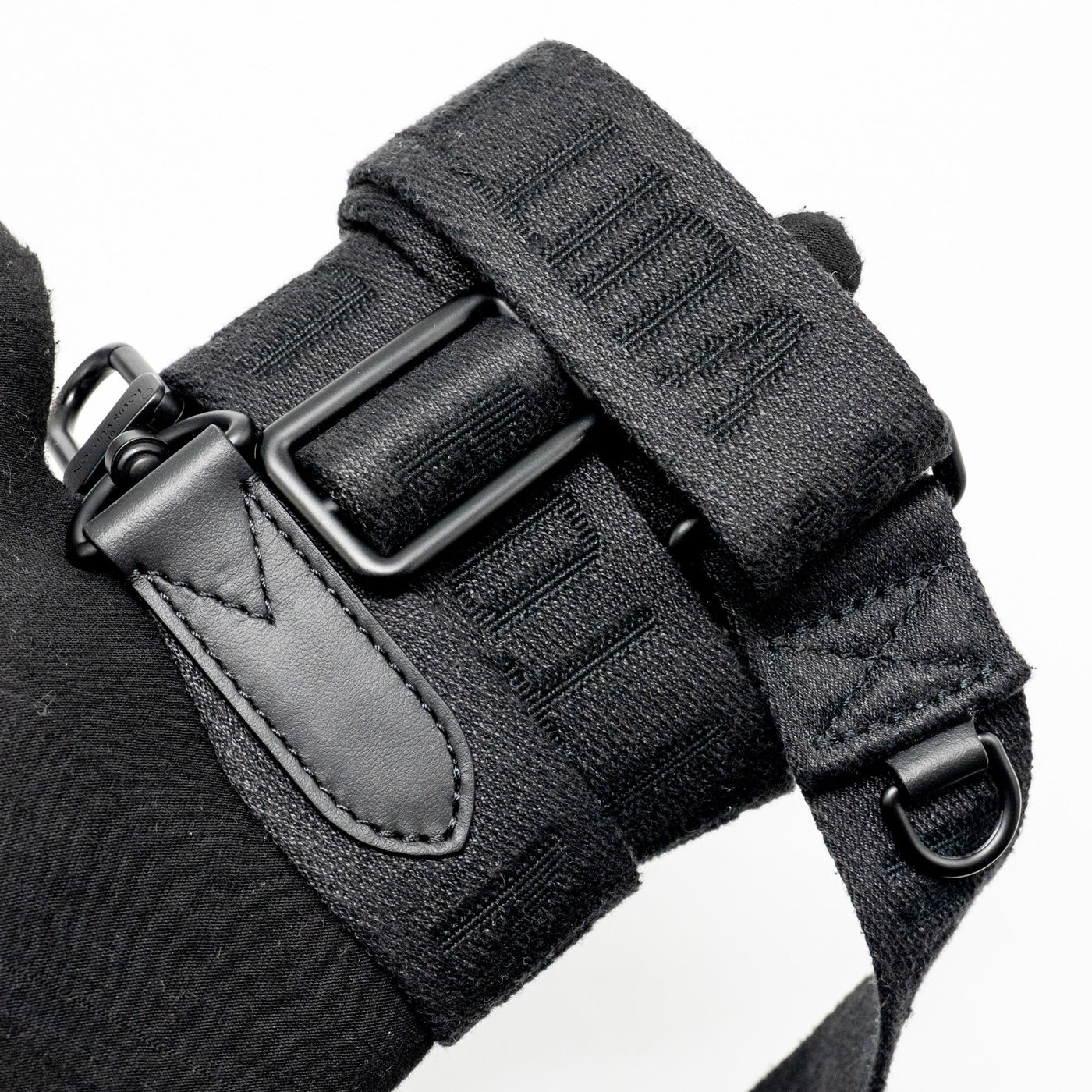 LOUIS VUITTON KEEPALL BANDOULIERE 25 MONOGRAM TAURILLON LEATHER BLACK WITH BLACK HARDWARE