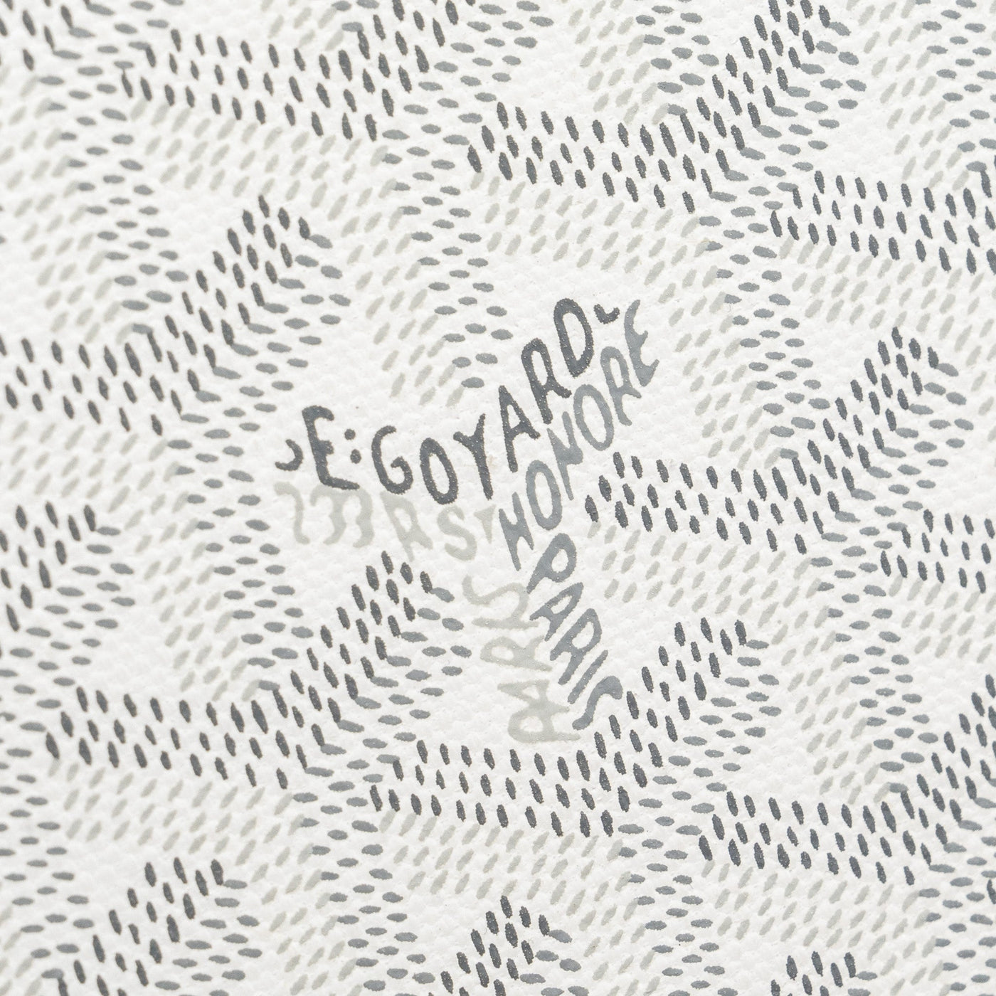 GOYARD MINAUDIERE TRUNK BAG GOYARDINE CANVAS / LEATHER WHITE SHW