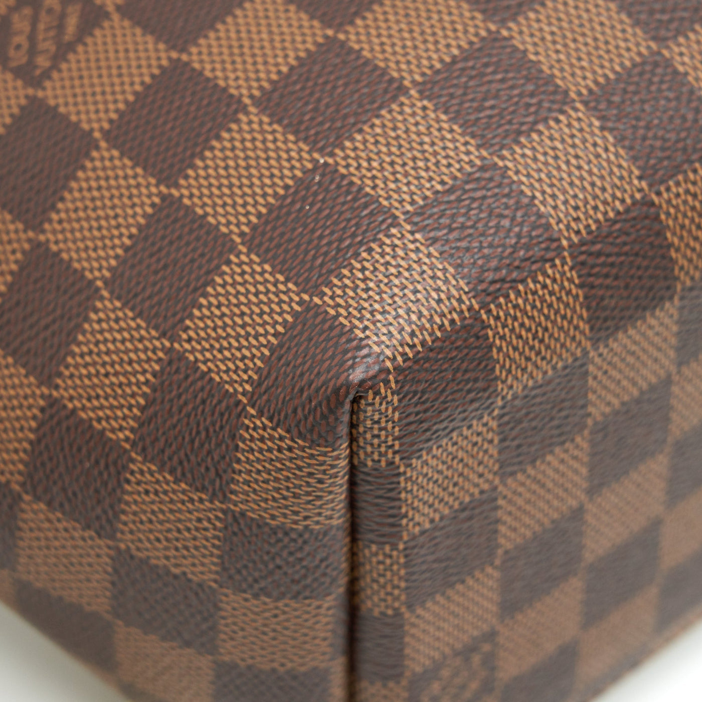 LOUIS VUITTON CLAPTON BACKPACK DAMIER EBENE LEATHER BROWN