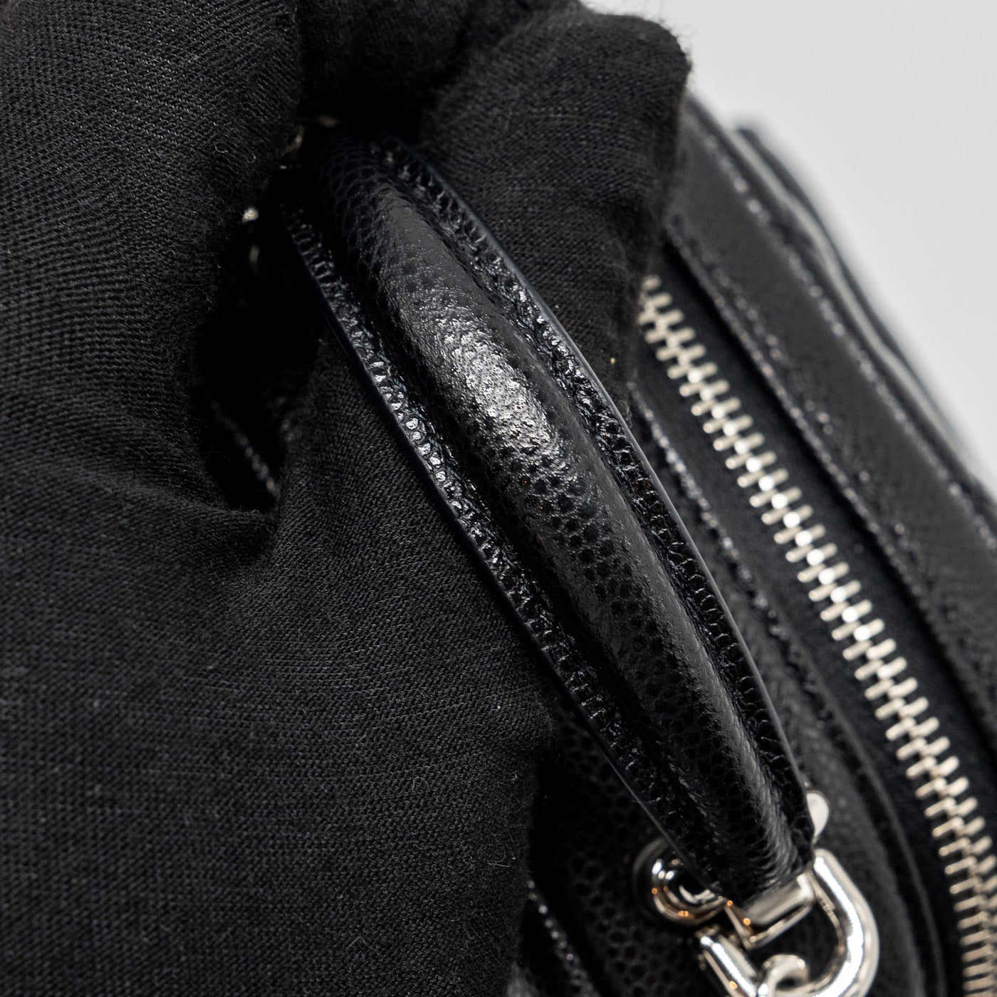 CHANEL 24C MINI BACKPACK/CROSSBODY BAG CAVIAR BLACK SHW(MICROCHIP)