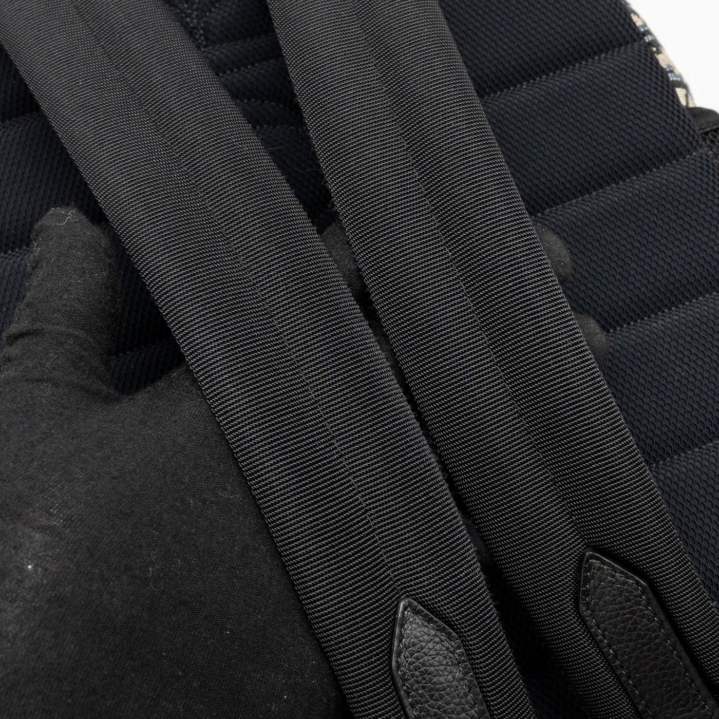 DIOR MEN’S BACKPACK DIOR OBLIQUE CANVAS / CALFSKIN BLUE / BLACK SHW