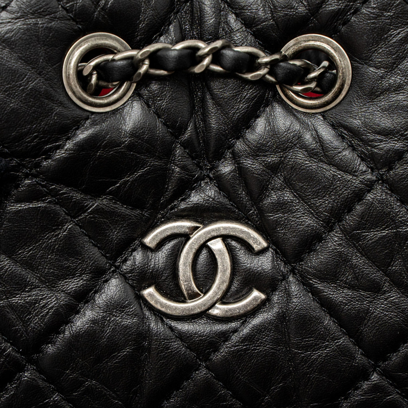 CHANEL SMALL GABRIELLE BACKPACK CALFSKIN BLACK MULTICOLOUR HARDWARE (MICROCHIP)
