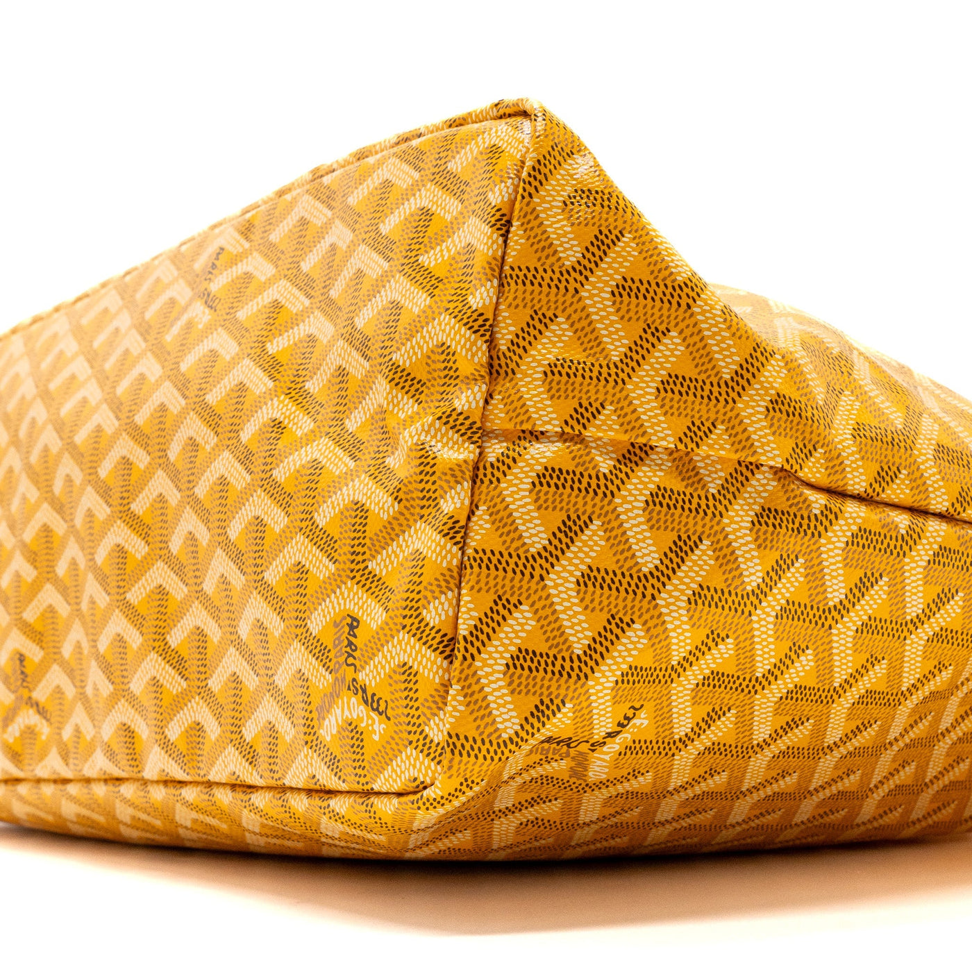 GOYARD SAINT LOUIS PM TOTE BAG CANVAS YELLOW SHW