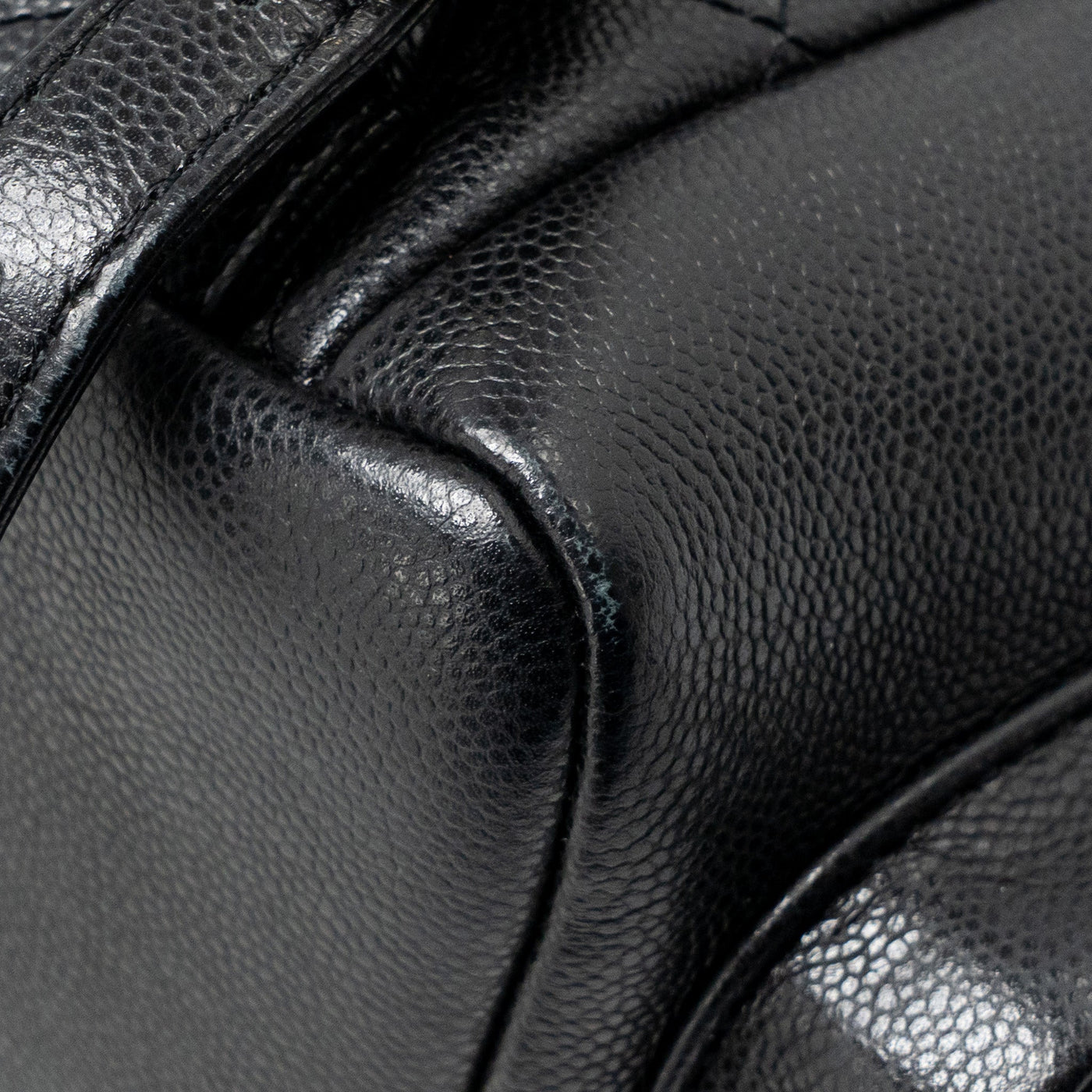 CHANEL TRIPLE POCKET BACKPACK CAVIAR BLACK LGHW (MICROCHIP)