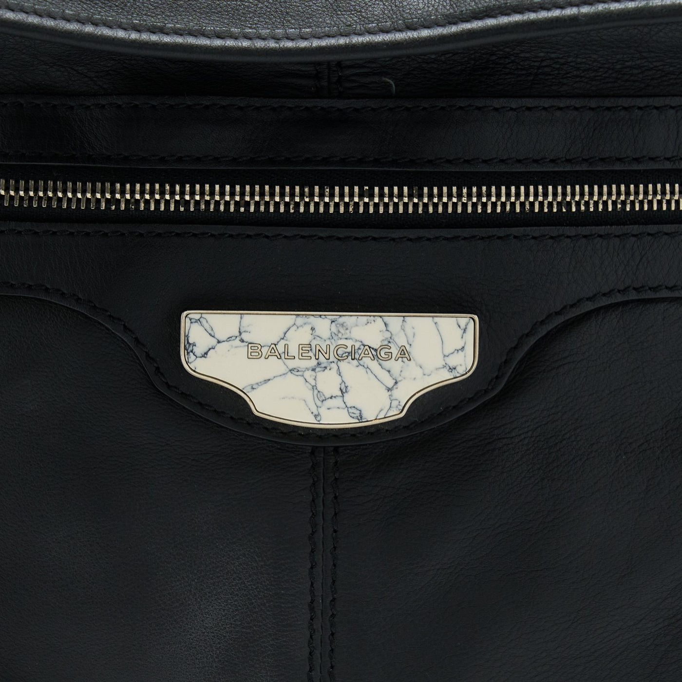 BALENCIAGA BACKPACK CALFSKIN BLACK SHW