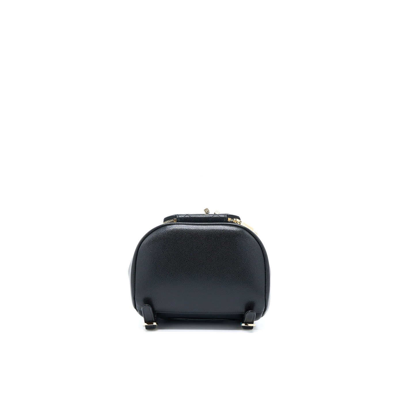 CHANEL 22B AFFINITY MINI BACKPACK CAVIAR BLACK LGHW(MICROCHIP)