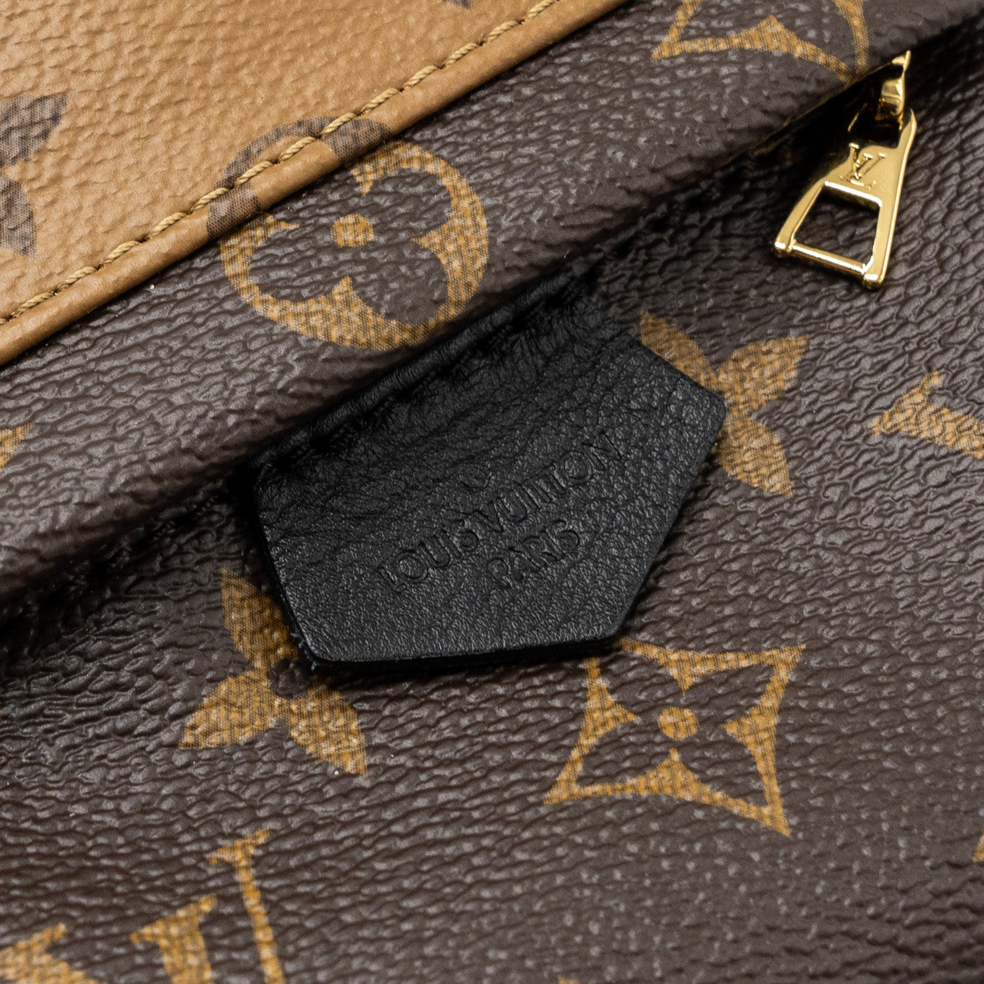LOUIS VUITTON MINI PALM SPRING BACKPACK REVERSE MONOGRAM CANVAS GHW
