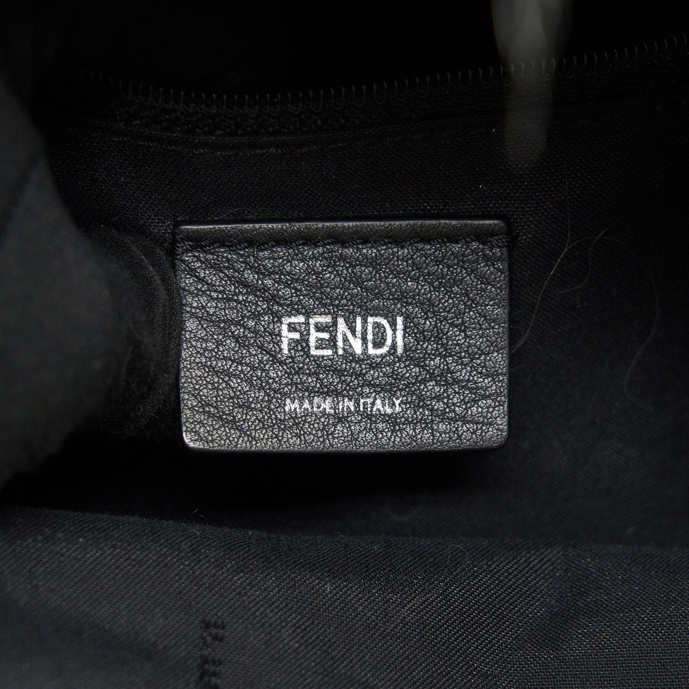 FENDI MONSTER BACKPACK IN BLACK WITH FUR