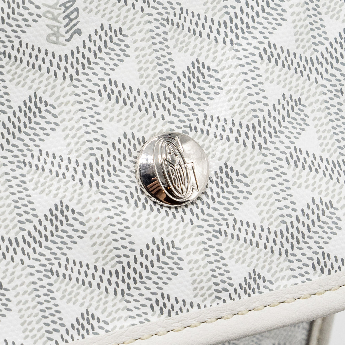 GOYARD SAINT LEGER BACKPACK GOYARDINE CANVAS WHITE SHW