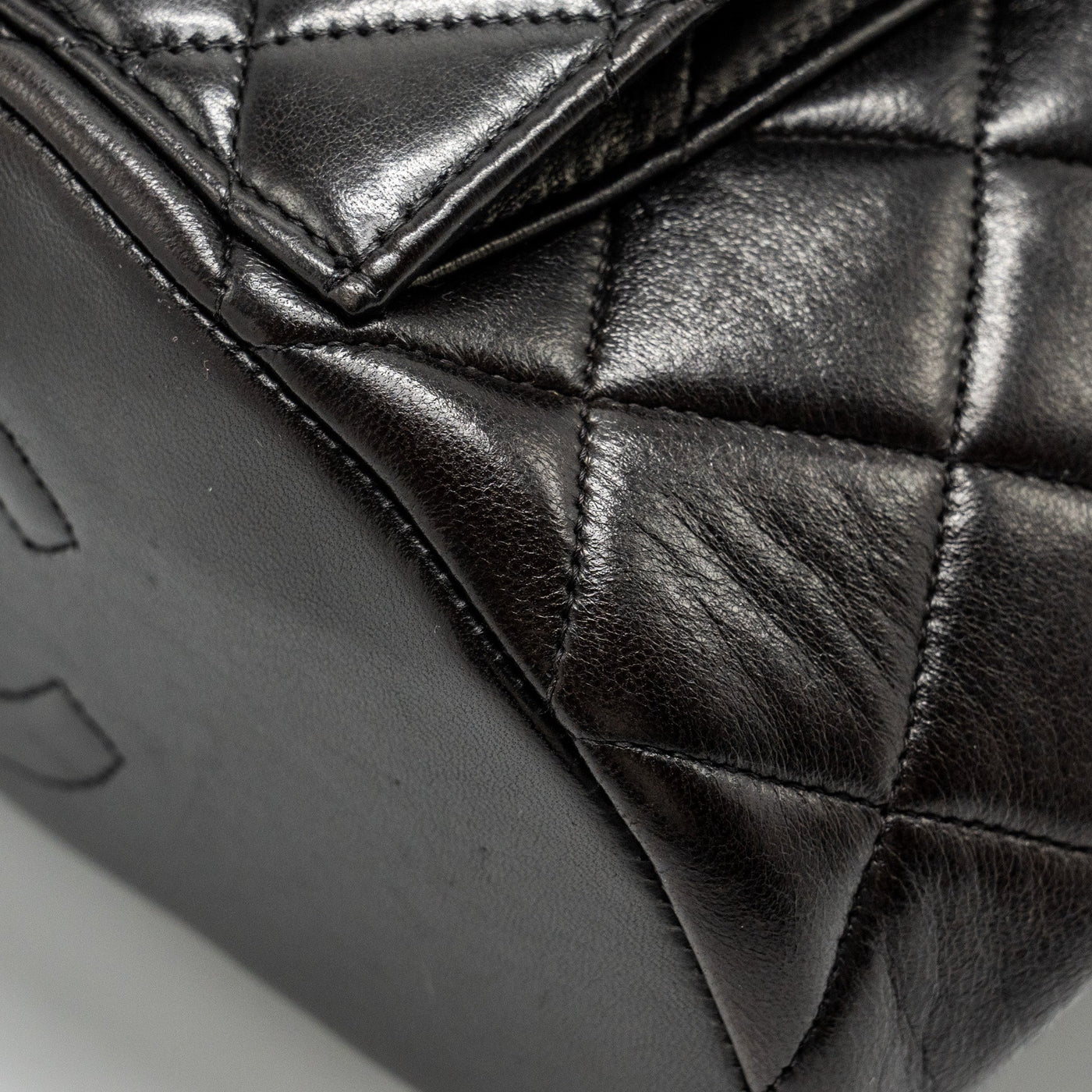 CHANEL VINTAGE DUMA BACKPACK LAMBSKIN BLACK GHW