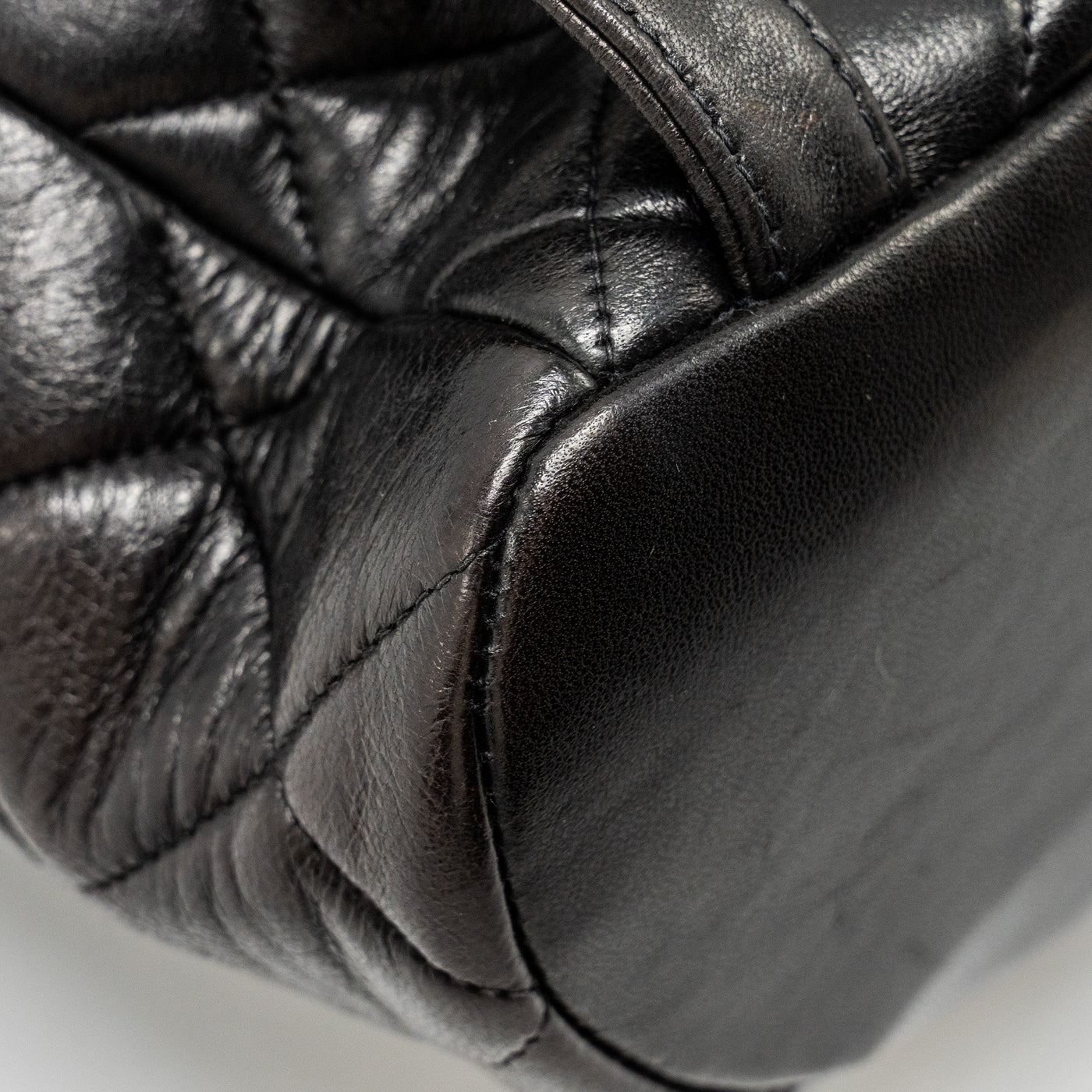 CHANEL VINTAGE DUMA BACKPACK LAMBSKIN BLACK GHW