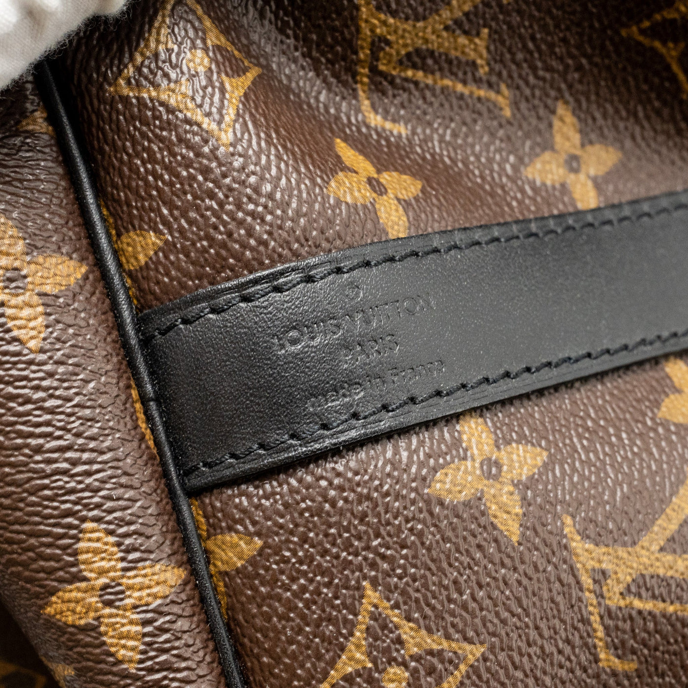 LOUIS VUITTON KEEPALL BANDOULIERE 45 MONOGRAM MACASSAR SHW
