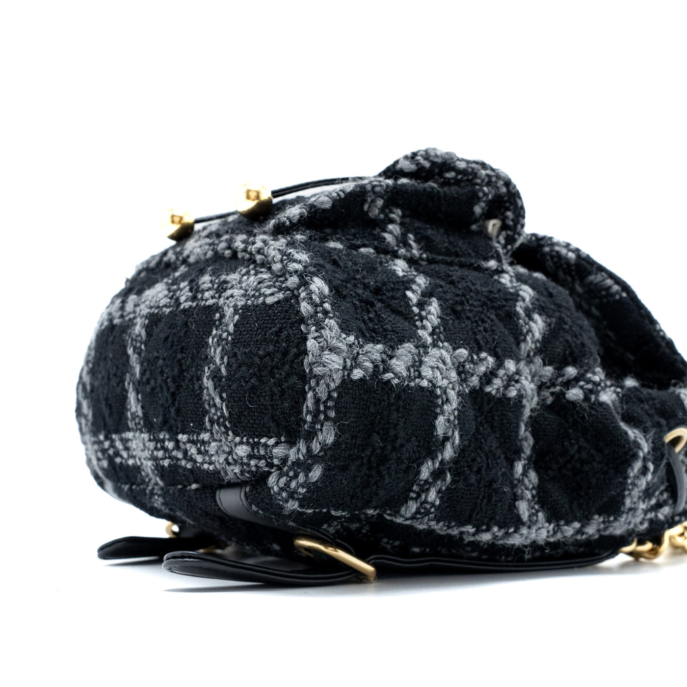 CHANEL DUMA BACKPACK TWEED MULTICOLOURED BRUSHED GHW (MICROCHIP)
