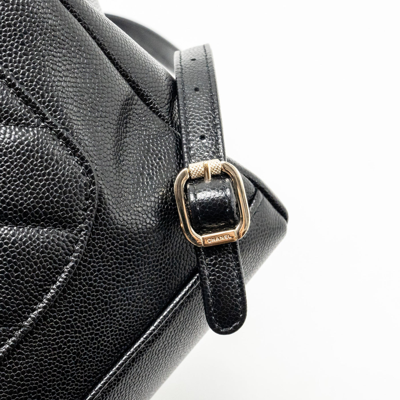 CHANEL AFFINITY BACKPACK CAVIAR BLACK LGHW (MICROCHIP)