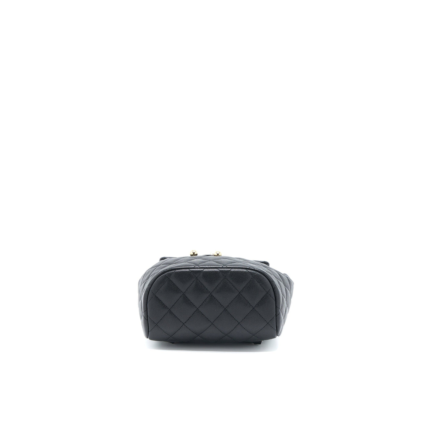 CHANEL 23S MINI FLAP BACKPACK CAVIAR BLACK LGHW (MICROCHIP)