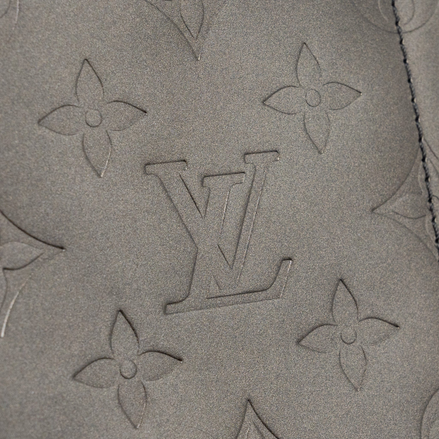 LOUIS VUITTON MESSENGER SHOULDER BAG LEATHER DARK GREY SHW