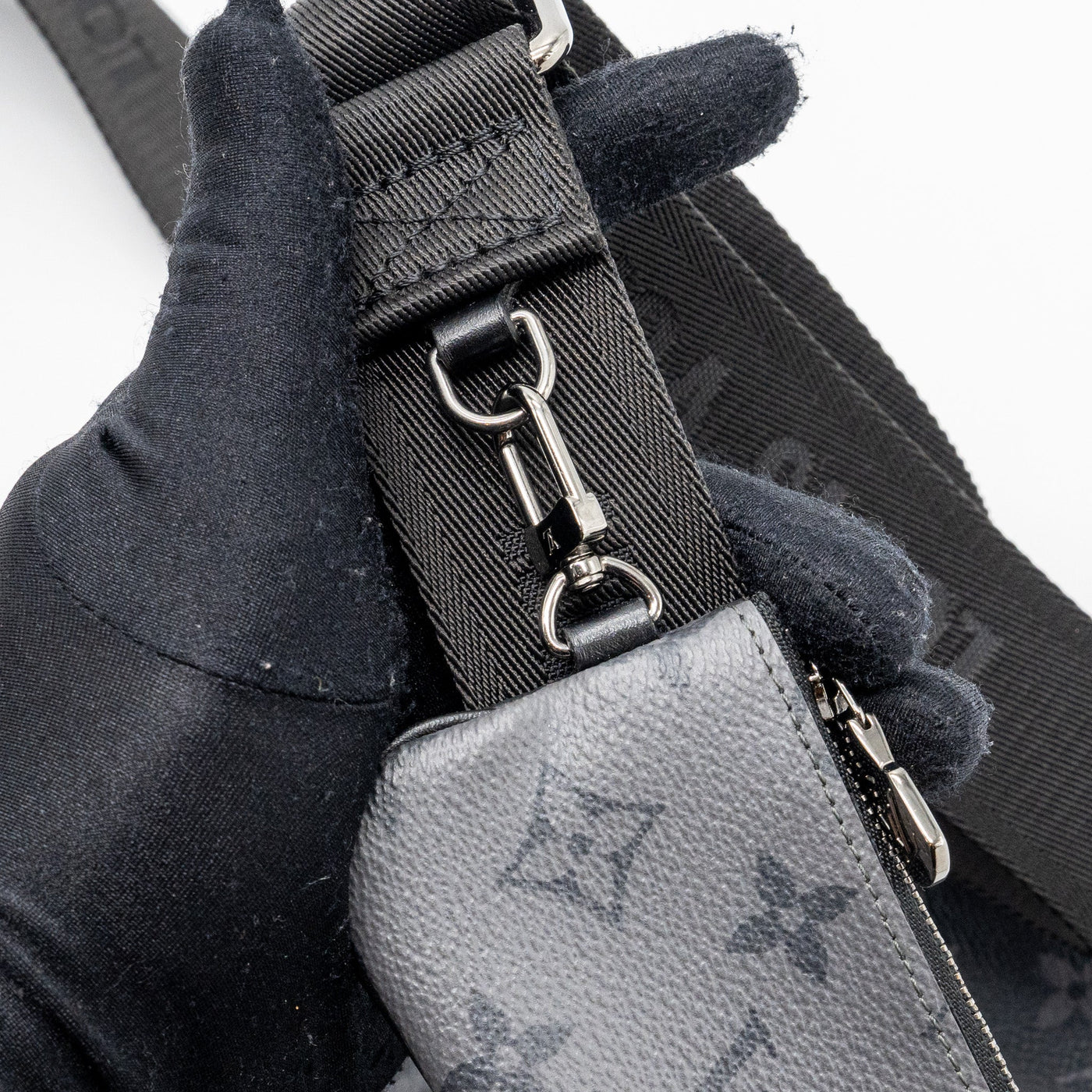 LOUIS VUITTON TRIO MESSENGER BAG MONOGRAM ECLIPSE SHW