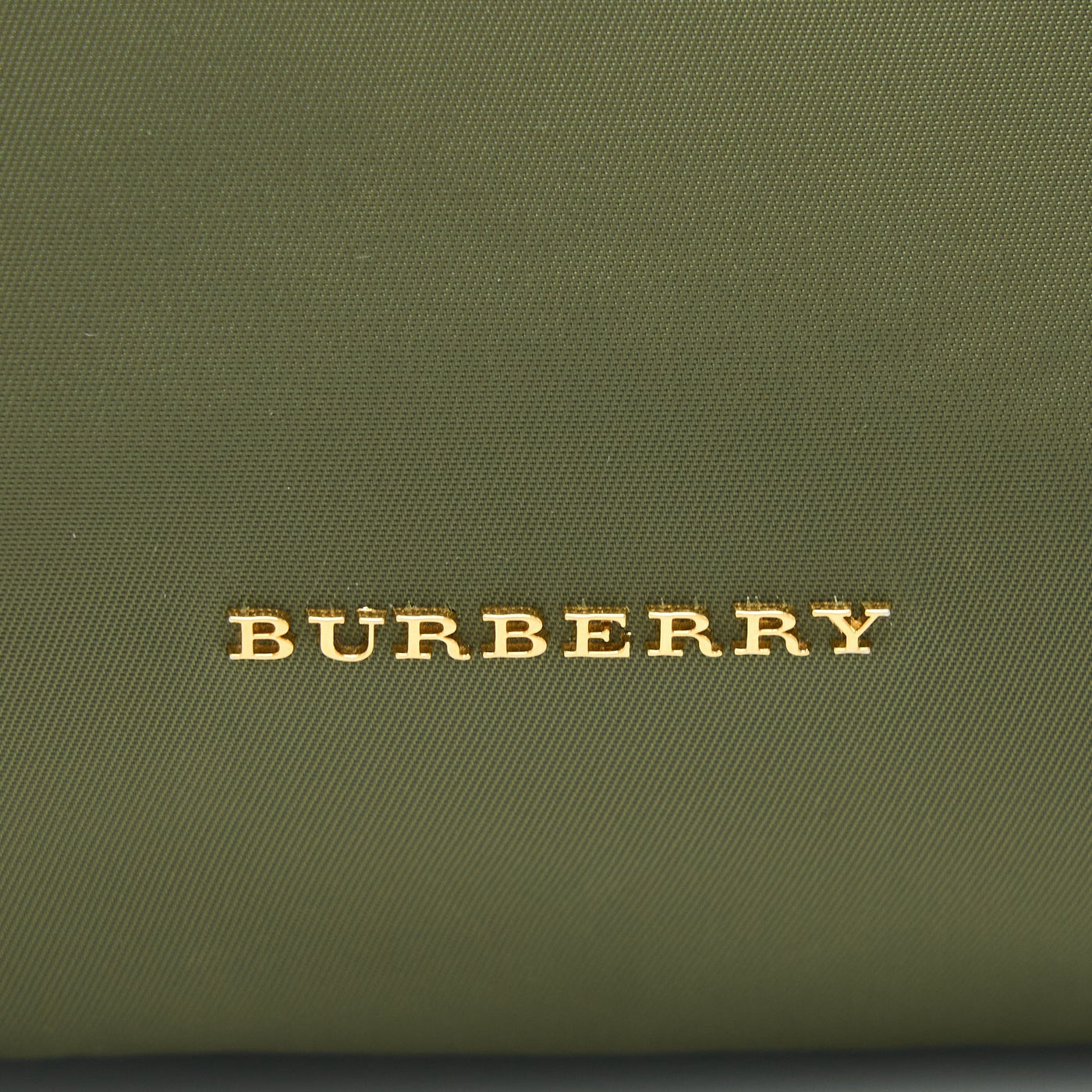 BURBERRY MEDIUM RUCKSACK BACKPACK NYLON OLIVE GREEN GHW