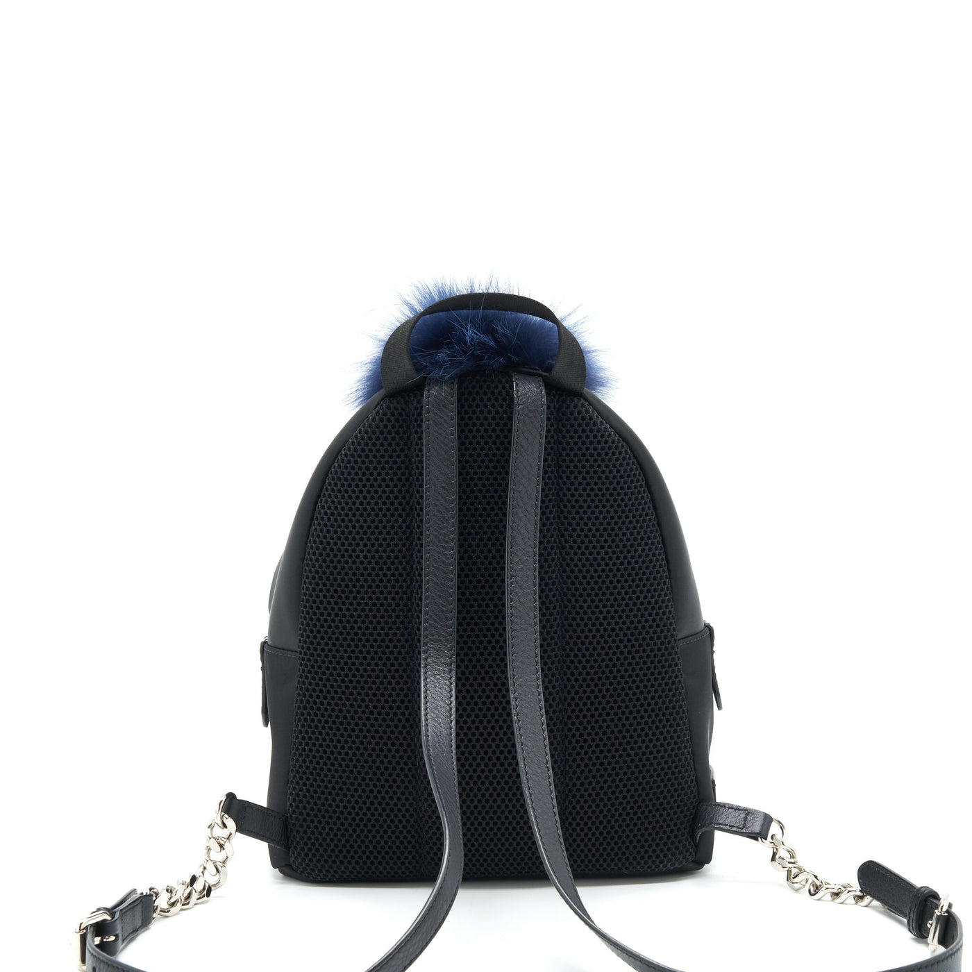 FENDI MINI MONSTER BACKPACK BLACK/ MULTICOLOUR SHW