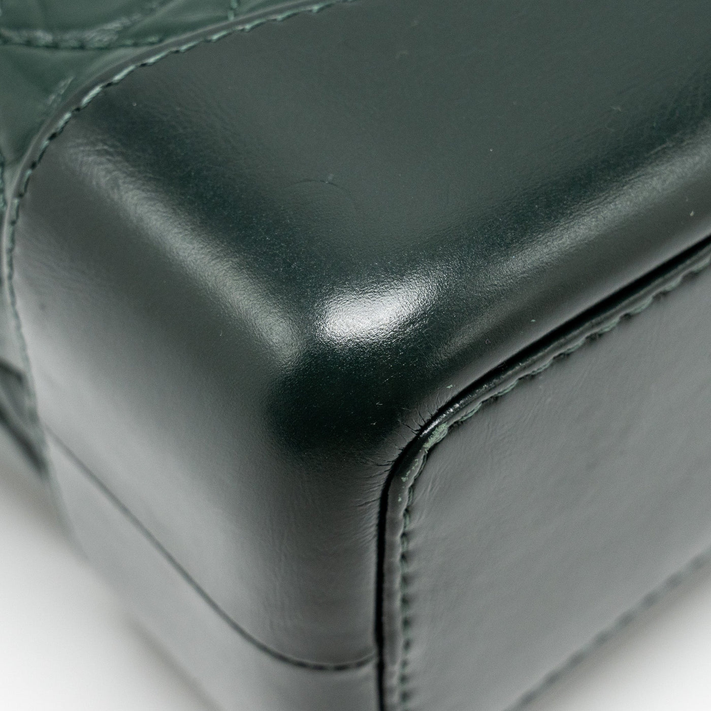 CHANEL SMALL GABRIELLE BACKPACK AGED CALFSKIN DARK GREEN MULTICOLOR HARDWARE