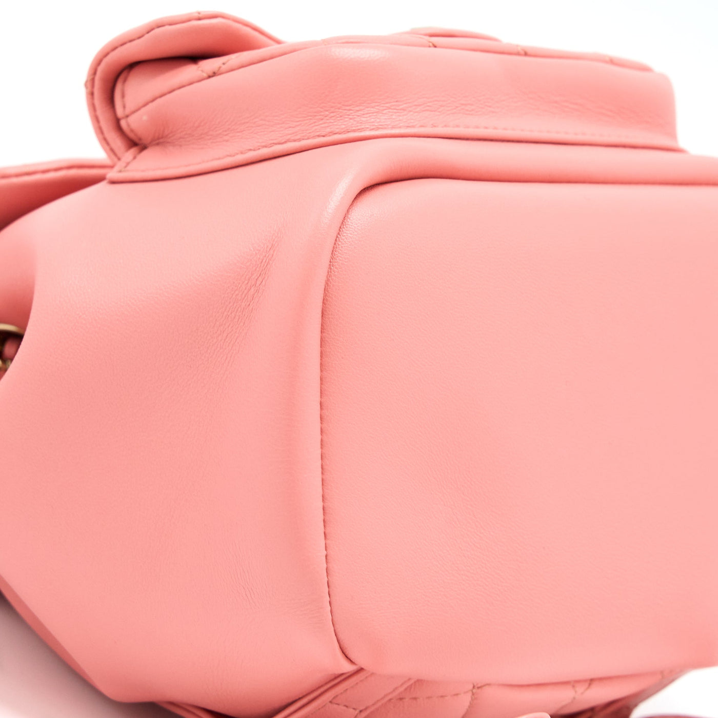 CHANEL DUMA MINI BACKPACK LAMBSKIN PINK LGHW(MICROCHIP)