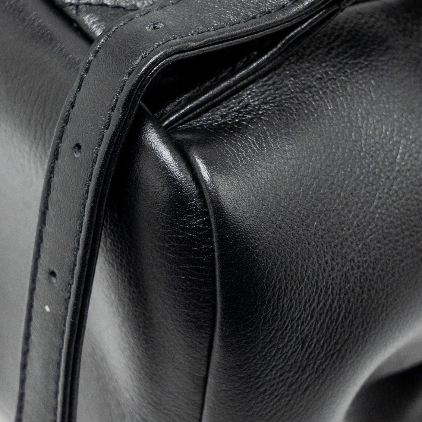 CHANEL MINI DUMA BACKPACK CALFSKIN BLACK LGHW (MICROCHIP)