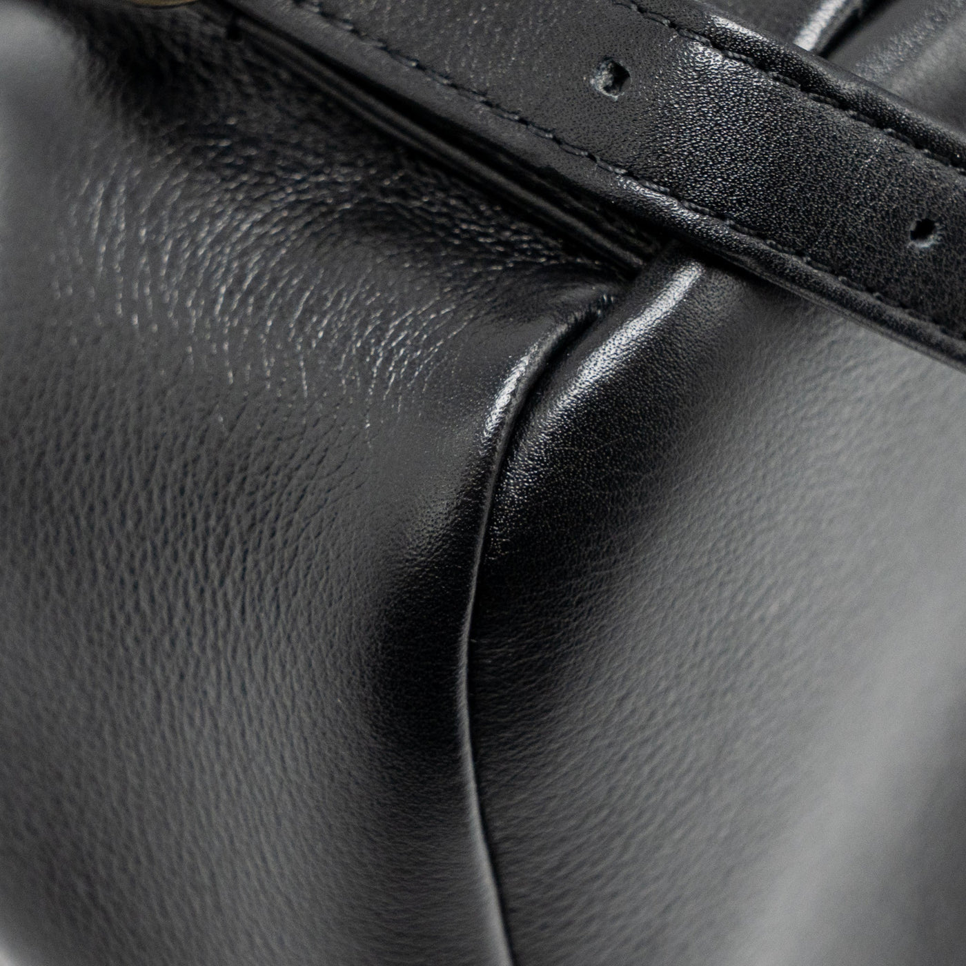 CHANEL MINI DUMA BACKPACK CALFSKIN BLACK LGHW (MICROCHIP)