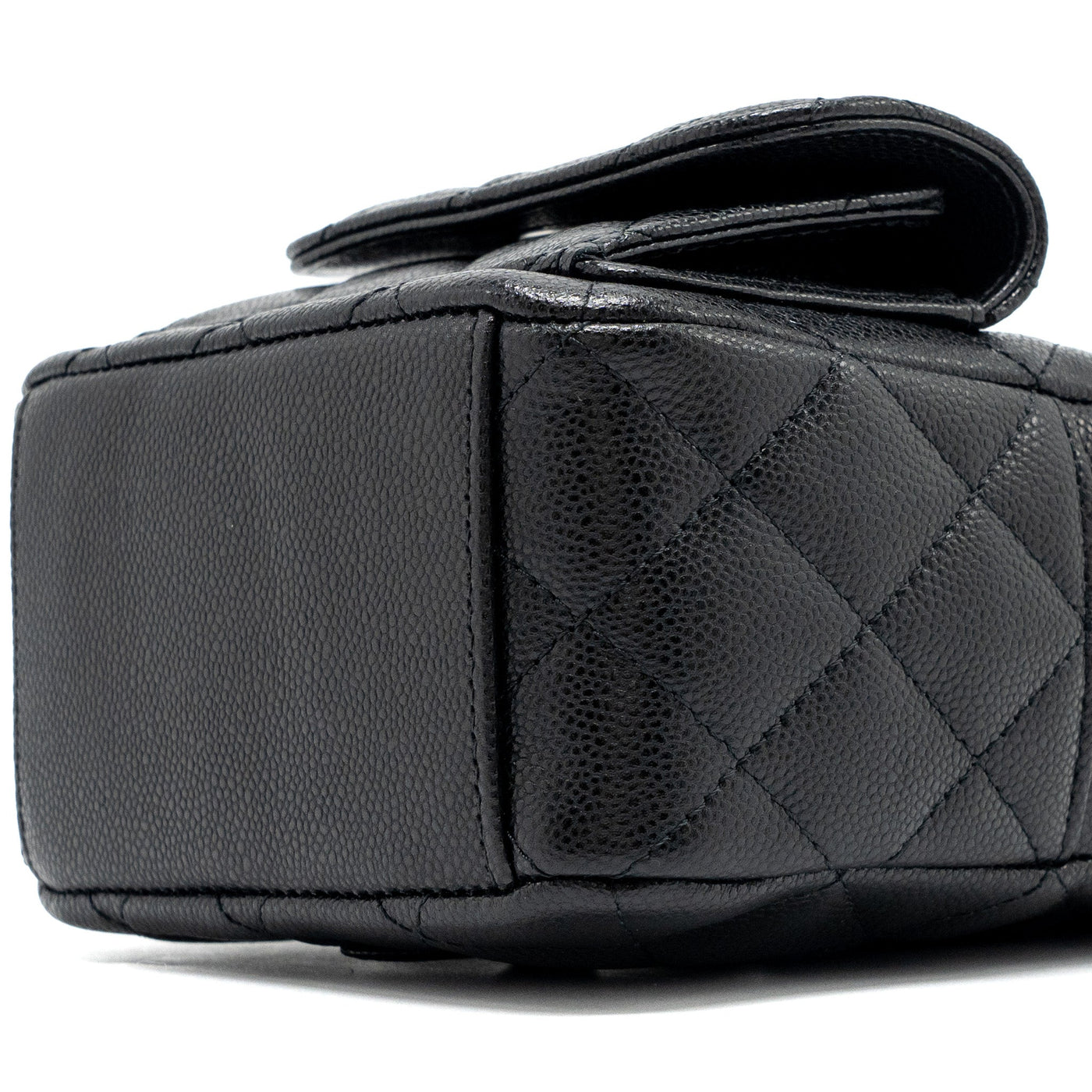 CHANEL 24C MINI BACKPACK/CROSSBODY BAG CAVIAR BLACK SHW(MICROCHIP)