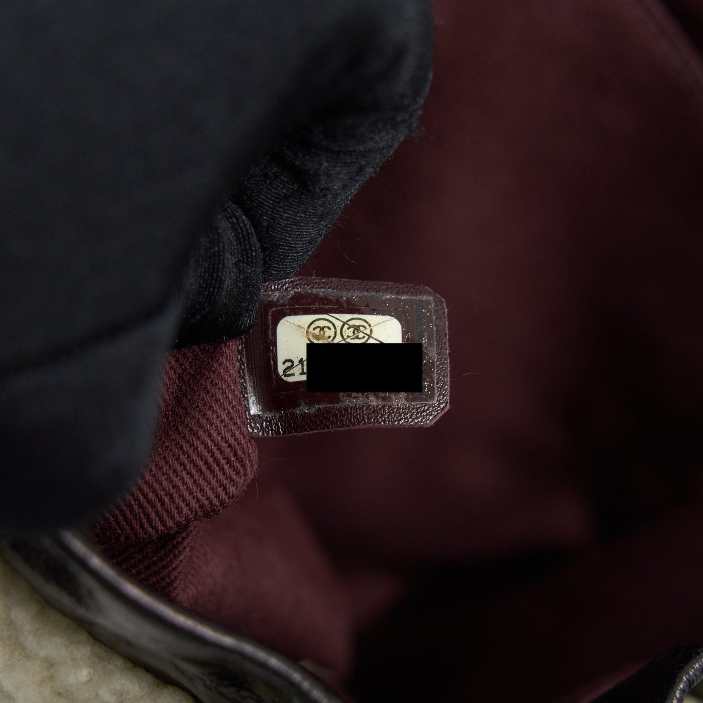 CHANEL MOUNTAIN SMALL BACKPACK SHEARLING WITH QUILTED CALFSKIN RUTHENIUM HARDWARE