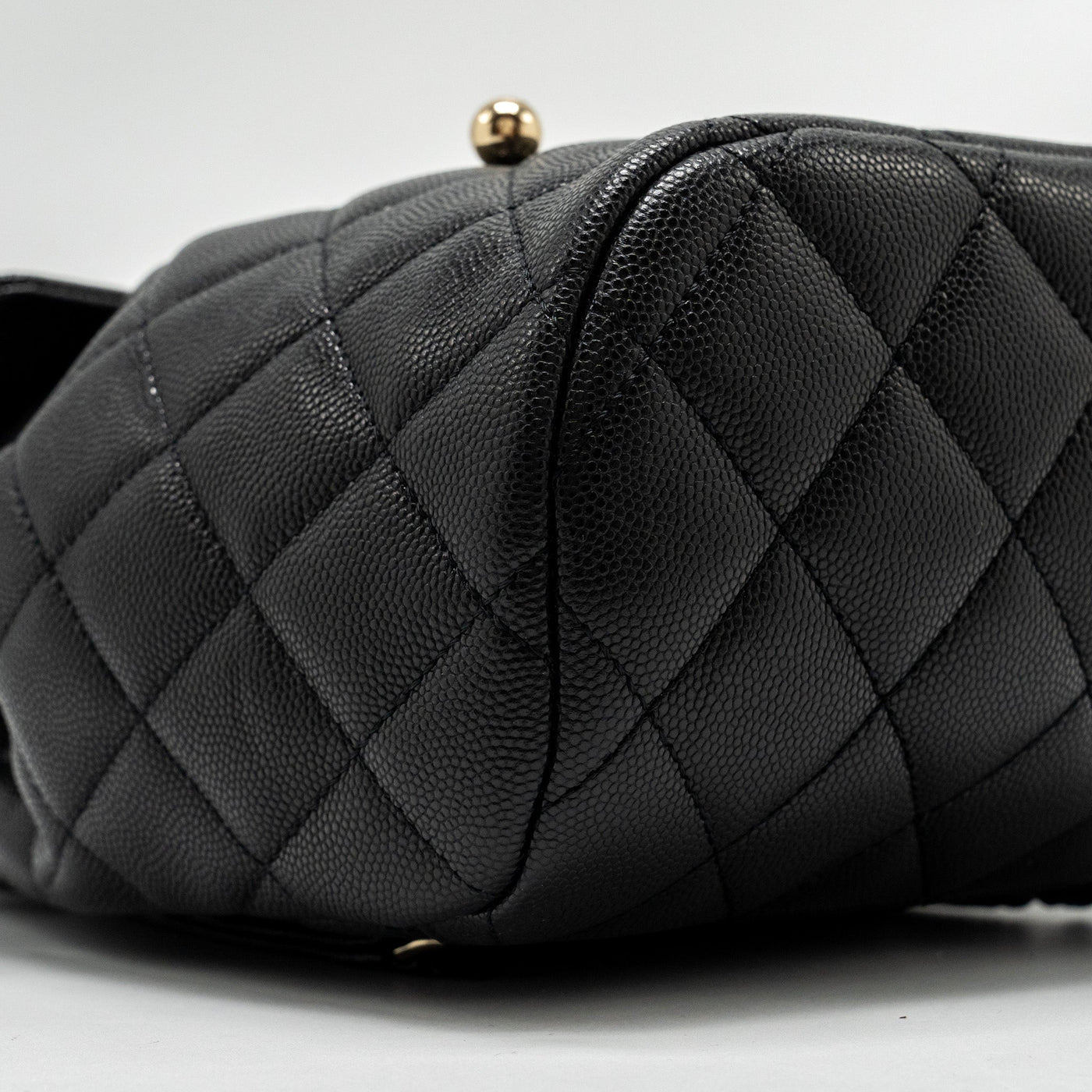 CHANEL 23S QUILTED MINI BACKPACK CAVIAR BLACK LGHW (MICROCHIP)