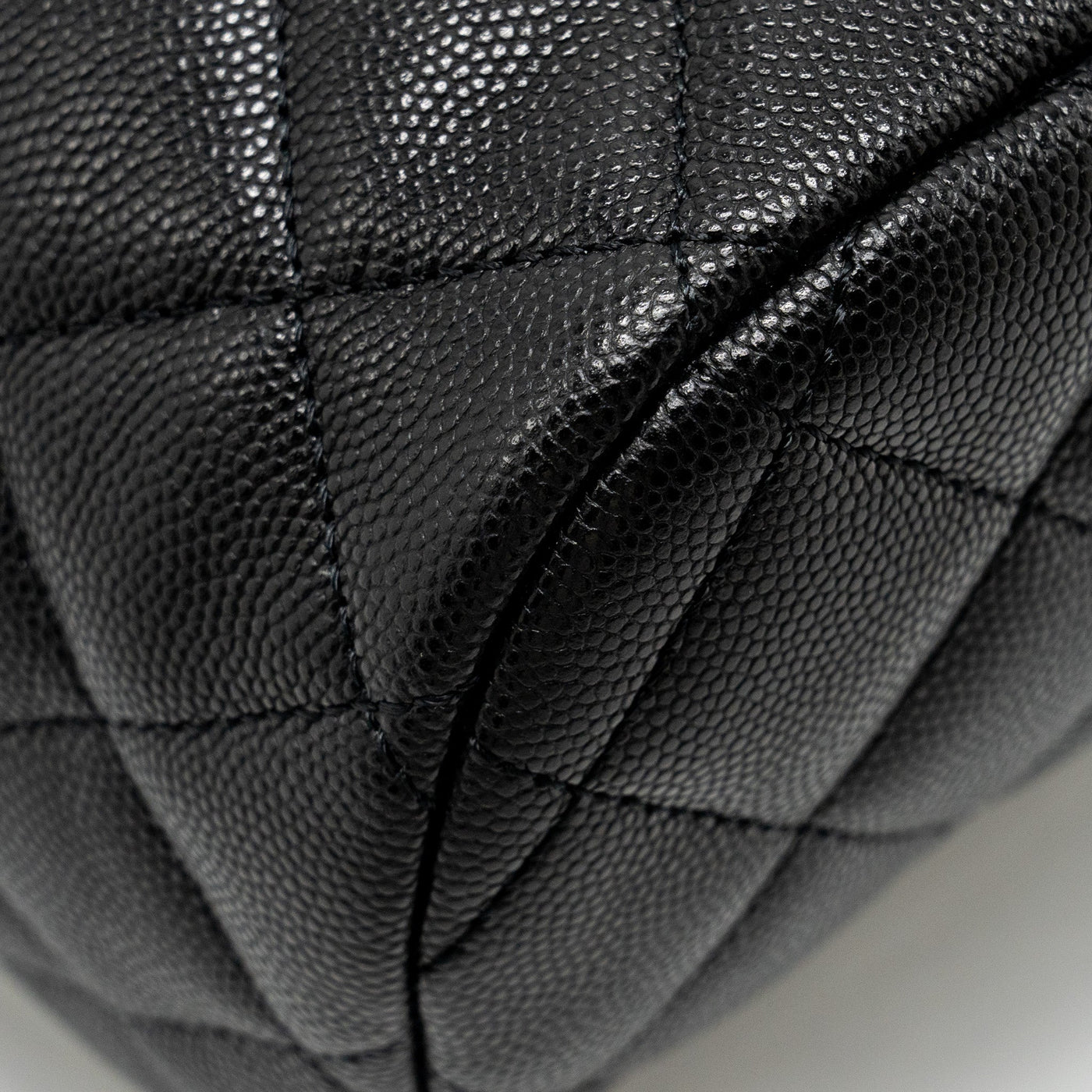 CHANEL 23S QUILTED MINI BACKPACK CAVIAR BLACK LGHW (MICROCHIP)