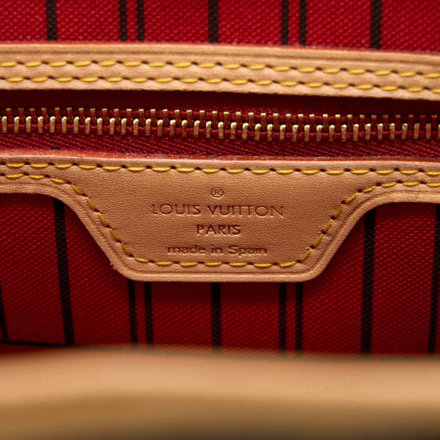 LOUIS VUITTON NEVERFULL MM MONOGRAM CANVAS GHW