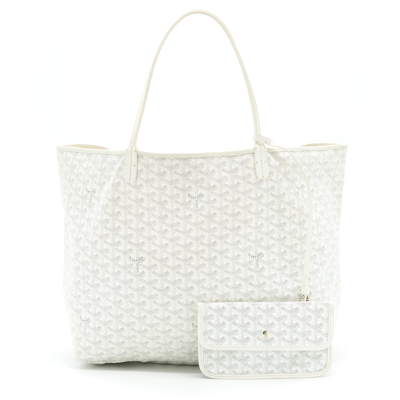GOYARD SAINT LOUIS TOTE GM WHITE