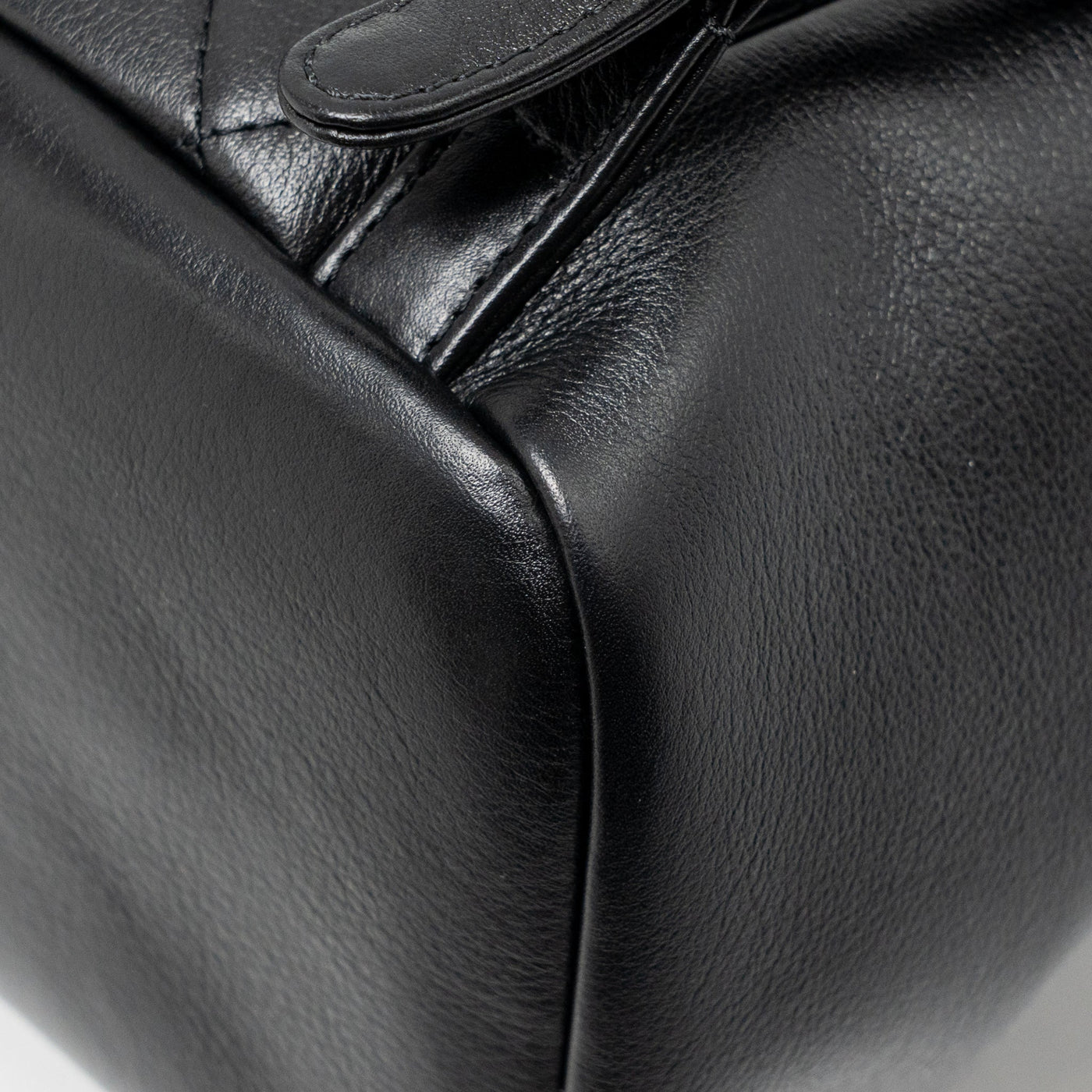 CHANEL MINI DUMA BACKPACK CALFSKIN BLACK LGHW (MICROCHIP)