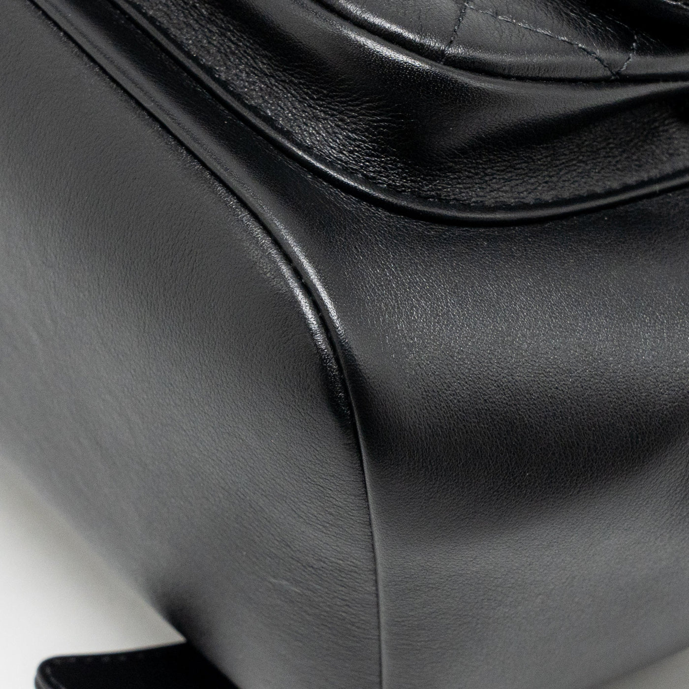 CHANEL MINI DUMA BACKPACK CALFSKIN BLACK LGHW (MICROCHIP)