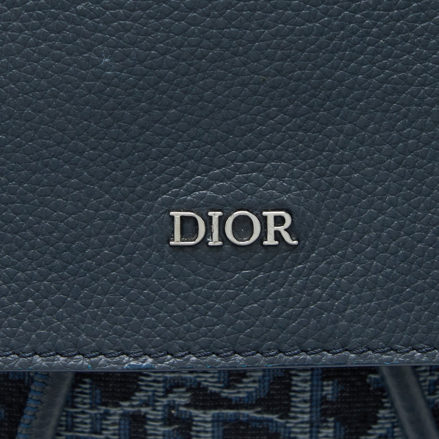 DIOR HOMME BACKPACK OBLIQUE JACQUARD CANVAS/LEATHER GREY SHW