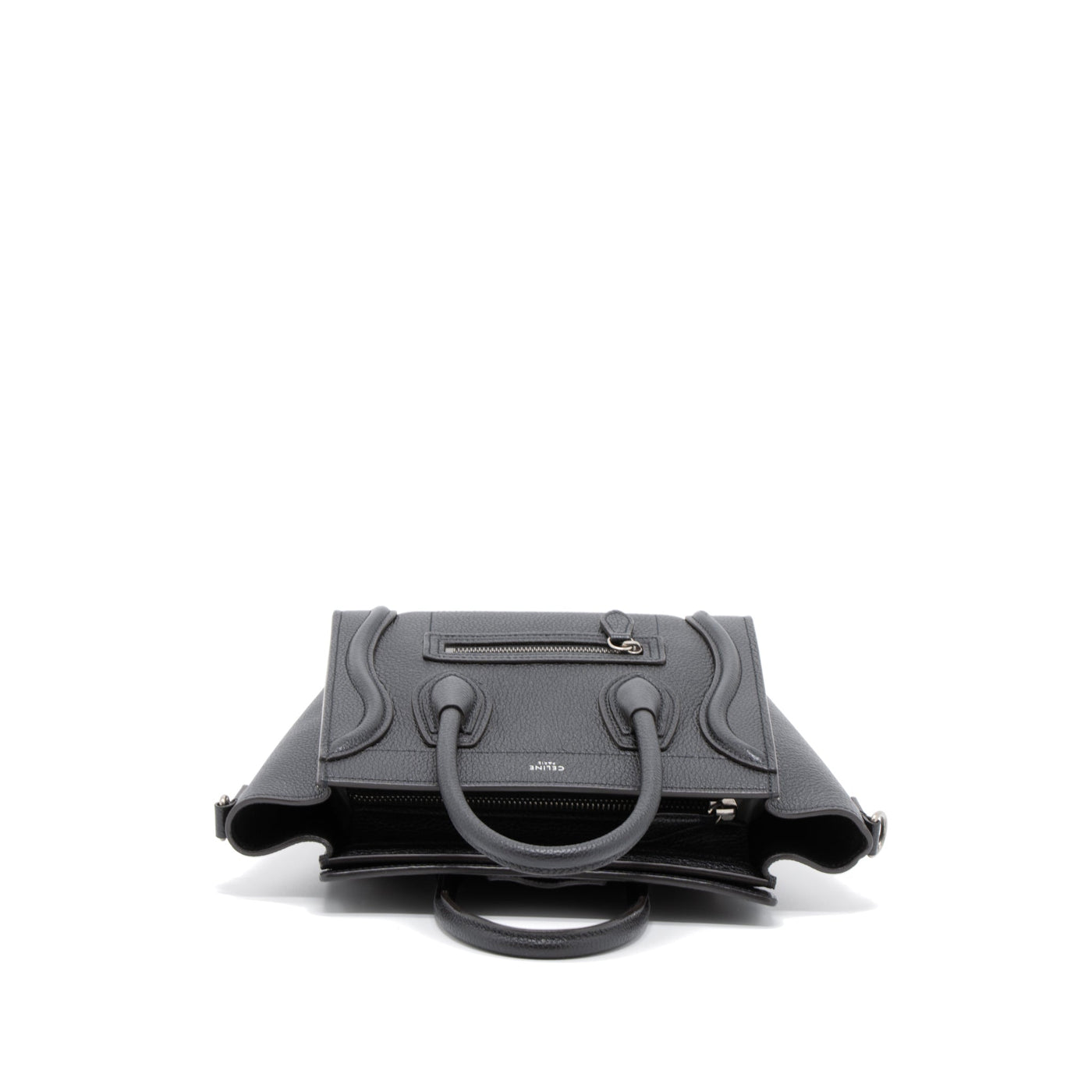 CELINE NANO LUGGAGE BAG CALFSKIN BLACK SHW