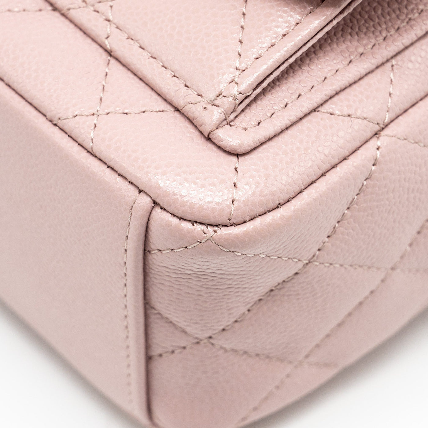 CHANEL 24P CLASSIC MINI BACKPACK CAVIAR LIGHT PINK SHW (MICROCHIP)