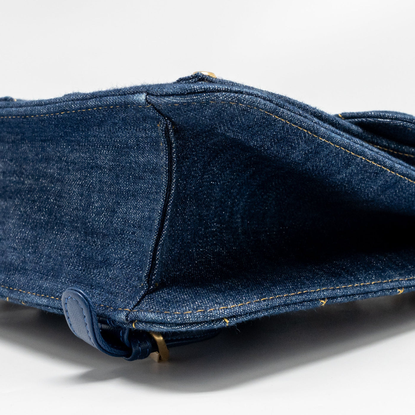CHANEL 23S FLAP BACKPACK DENIM BLUE GHW (MICROCHIP)