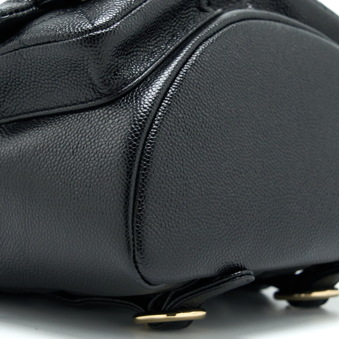 CHANEL 23P MINI TRIPLE PACK BACKPACK CAVIAR BLACK LGHW (MICROCHIP)